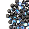 CZ Korálik krčený gulička 6mm čierna AB 23980/28701 (40ks)