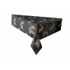Obrús na stôl - Pathe -rezistentný obrus 150 x 110 cm obdĺžnika (Obrus / čierna / zloty / glamour / spantep 110x150)