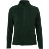 James & Nicholson | JN 781, Dámska mikrofleecová bunda, zelená Dark, 3XL