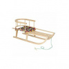 SPRINGOS Drevené sánky s operadlom 90 cm