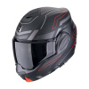 Prilba Scorpion EXO-TECH Evo CONQUER Matt Black Red Veľkosť: XL (61-62 cm)