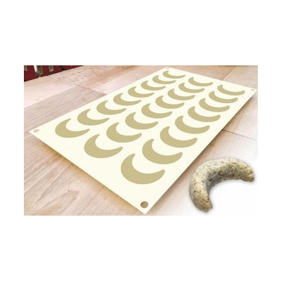 Silikonová pečící forma na vanilkové rohlíčky 29x17,5cm - Alvarak