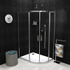 Gelco SIGMA SIMPLY štvrťkruhová sprchová zástena 1000x800mm, R550, L/R, číre sklo