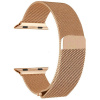 Kovový řemínek Milánský tah pro hodinky Apple Watch 45mm (44,42mm) Farba: Zlatá