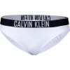 Calvin Klein CLASSIC BIKINI biela,čierna Dámsky spodný diel plaviek L