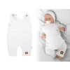 Pletené láclové nohavice Boy Star, Baby Nellys, biele 68 (3-6m)