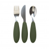 Bibs detský nerezový príbor Hunter-green