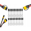 Záslepky XT60 mužské + ženské, protiprachové, elastické, 10 párov