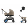 CYBEX e-Gazelle S Lux + Gazelle S Cot S Travel Set Aton B2 i-Size almond beige 2025