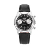 Vulcain Chronograph 70's - čierna / strieborná - Black Plain + 5 rokov záruka a darček ZADARMO