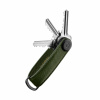 Kožená kľúčenka Orbitkey 2.0 Saffiano Olive – olivovo zelená
