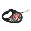 WAUDOG vodítko samonavíjacie Donuts - 25kg/5m/M
