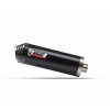 MIVV Výfuk kompletný 2x1 MIVV OVAL Y.080.LVC Black with carbon cap