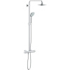 GROHE Euphoria nástenný sprchový systém s termostatom, horná sprcha 1jet priemer 180 mm, ručná sprcha 3jet, chróm, 27296001
