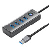 Adaptér Orico PDD4U USB na rozbočovač 4x USB 3.0 (sivý) PDD4U-U3-015-GY-EPIP