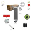 KEY ALT324KF FAST LINE KIT rýchla závora do 3m so zabudovaným majákom (24V,330W,40Nm) r.j. CT-10224F, 1x AST3F, 1x SUB44R, 1x FT22, 500cyklov/hod., 1sek. otvorenia 1x AD, integrované LED zelená/červen