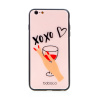 AppleMix BABACO kryt pre Apple iPhone 6 Plus / 6S Plus - XOXO wine glass - sklo