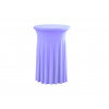 TENTino Elastický obrus SKIRTING na koktailový bistro stôl 80 cm VIAC FARIEB Farba obrusu: LEVANDUĽOVÁ / LAVENDER