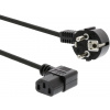Napájací kábel PremiumCord 230V k počítaču 2 m, konektor IEC do 90° kpsp2-90