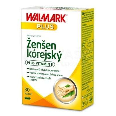 WALMARK Ženšen kórejský 30 kapsúl