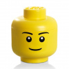 Úložný box LEGO úložná hlava (veľkosť S) - chlapec (5711938030193)