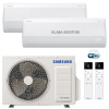Klimatizácia Samsung Windfree Comfort S2 2x multisplit (2,5kW + 5kW) + vonk. j. 5kW (2,5kW + 5kW / vonk. 5kW)