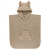 Bibs Kangaroo froté pončo z BIO bavlny Vanilla