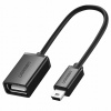 Ugreen 10383 Mini USB (M) to USB 2.0 (F) OTG, 0,1m, šedý