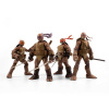 The Loyal Subjects Želvy Ninja BST AXN 4-pack Zombie Turtles akčné figúrky (IDW Comics) 13 cm