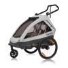 Lionelo CAMA grey stone cyklovozík/príves na bicykel