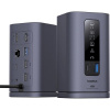 10v1 Baseus Spacemate 100W dokovacia stanica 2xUSB-C, 4xUSB, 2xHDMI, 1xRJ45, 3,5mm jack sivá B00568102813-00