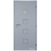 Doornite CPL-Premium laminátové QUADRA 1 SKLO Šedá interiérové dvere CPLP-QUADRA1S-Seda