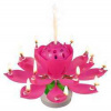 Narodeninová sviečka s melódiou, ružová [1 ks]