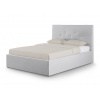Wilsondo Čalúnená manželská posteľ s úložným priestorom Zolly 160x200 - sivá