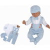 Z&Z 5-dielna pletená sada Boy, body, nohavice, čiapočka motýlik, topánočky, modrá, veľ. 86 56 (1-2m)