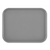 Tácka z polypropylénu na fast food, veľká, Cambro, sivá, Svetlošedá, 355x457x(H)21mm