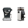 Ascaso Dream ONE, Anthracite + Rancilio STILE, white