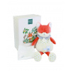 Doudou et Compagnie Paris Doudou Darčeková sada Plyšová líška Romarin s dekou 28 cm