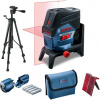 Líniový laser Bosch GLL 3-80 C s 4x batériou (AA), statívom a príslušenstvom 0601063R01
