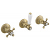 Reitano Rubinetteria Reitano Rubinetteria, ANTEA podomietková sprchová batéria, 2 výstupy, bronz, SET305-106