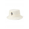 Polo Ralph Lauren klobúk bucket pánsky bavlnený 710B19127 biela L/XL