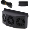 SOLÁRNY VENTILÁTOR DO AUTA 2*1200MAH