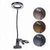 Kozmetická lampa - GDFGV 5 Desk Cosmetic Lamp v čiernej farbe (Chromá žiarovka)
