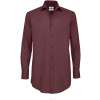 B&C Collection B&C | Black Tie LSL /men Popelínová elastická košeľa s dlhým rukávom_01.0P21 Farba: luxurious red, Veľkosť: 3XL