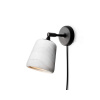 New Works Nástenná lampa Material Wall Lamp, white marble 20159