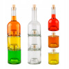 Sada fliaš VEŽA 750 ml 3x 250 ml na likéry, víno, olej, šťavu + korkové zátky
