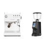 Ascaso Steel DUO PID, White&Wood + Eureka Atom Specialty 65, black