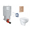 Grohe Uniset Set predstenovej inštalácie, klozetu, dosky SoftClose, tlačidla Skate Cosmopolitan a súpravy na vhadzovanie tabliet, kefovaný Warm Sunset SANI15BB4123-GR