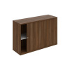 Hobis Policová skriňa Strong P, 120x76,8x40 cm, orech/orech