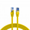 S/FTP (PiMF) Patchkábel LSOH 30m cat.7, žltý, Cu, SuperFlex